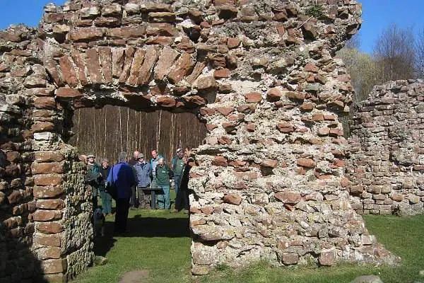 Ravenglass Roman Bath House - Photo by Ann Bowker.
