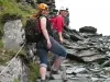 Via Ferrata at Honister slate mine