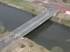 Temporary road bridge at Workington