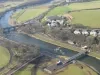 The new temporary roadbridge as at 11th April.