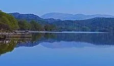 an image of coniston water, the fifth largest of the lakes in the Lake District