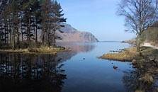 an image of ennerdale water, the eigth largest of the lakes in the Lake District
