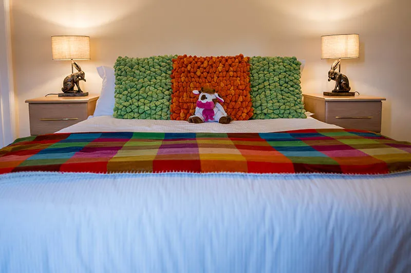 image of one of the double bedroom at the Brampton B&B,  Abbey Farm Guest House at Lanercost in Cumbria