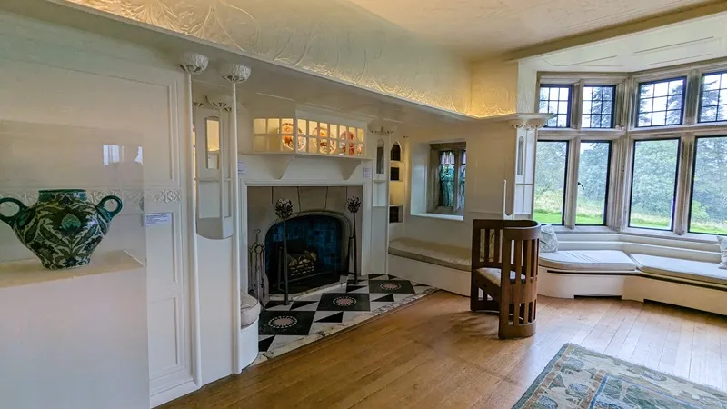 image of a fireplace at Blackwell House