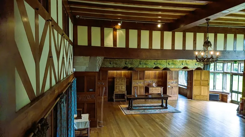 image of the central hall at Blackwell House