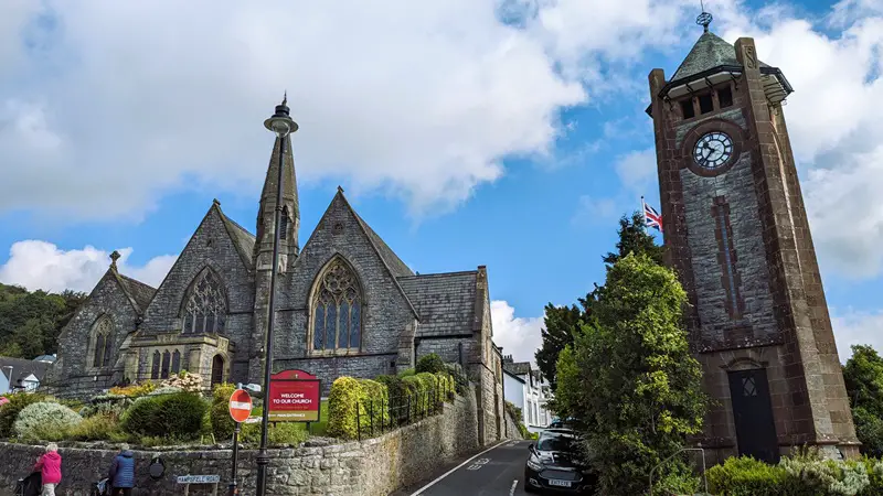 image of an Edwardian church and clock tower