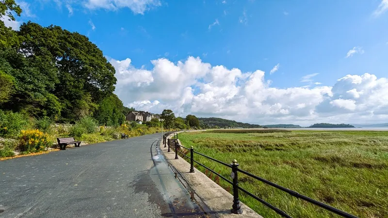 image of the promenade at grange over sands