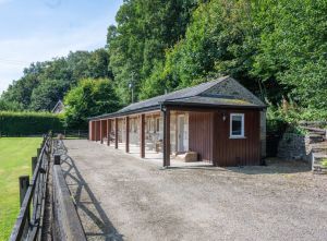 image of a lodge used for self catering accommodation in the lake district, cumbria